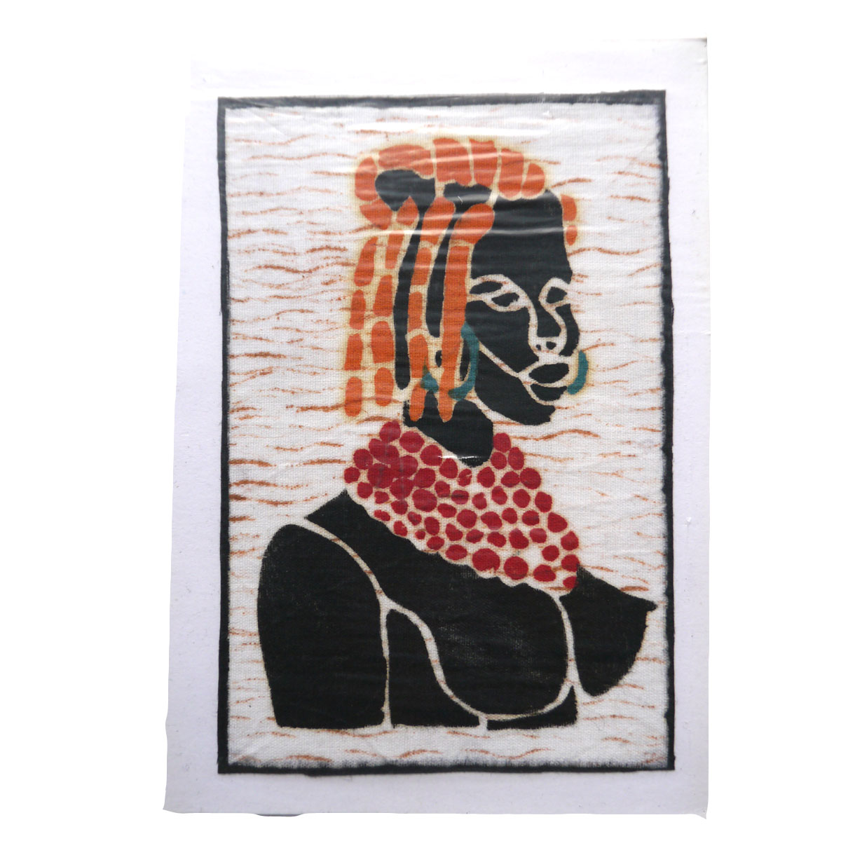 ジンバブエポストカード（ヒンバ族の女性）　PC-12